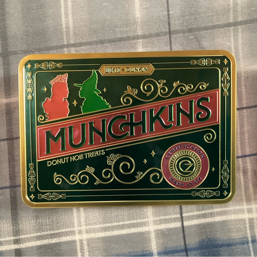 WICKED Dunkin Munchkins Tin